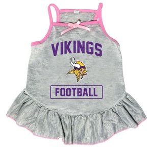 Minnesota Vikings Dog & Cat Dress | Sz L (for smaller dogs)
